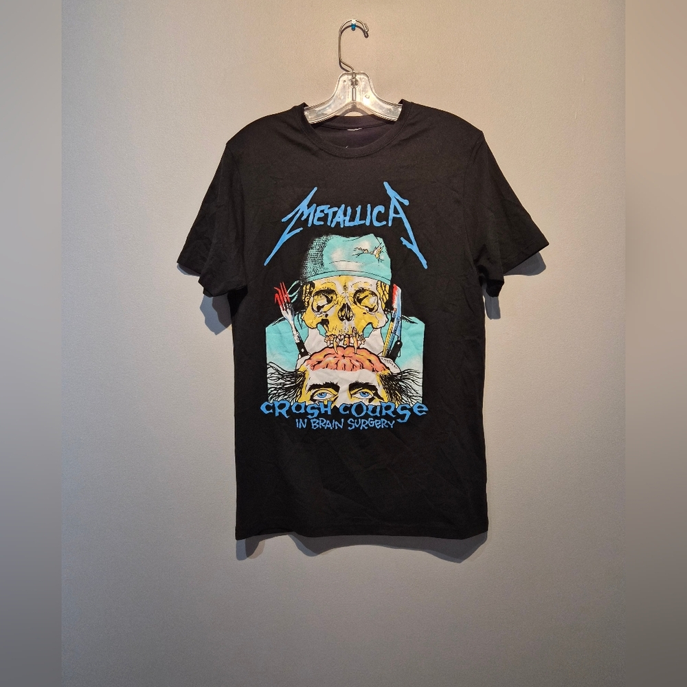 Metallica Crash Course In Brain Surgery Graphic T-Shirt | Size Small